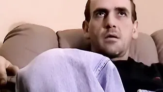 Billy hillbilly jerking his dick off with a tiny bit of help