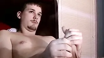Black cock sucker working on a fat white one