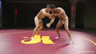 Loser gets covered in hot wax and fucked into submission!