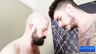 BREEDMERAW Luke Harding Sucked Off Before Drilling Bald Stud