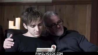 FamilyDick - Stepdads Spitroast A Horny Twink