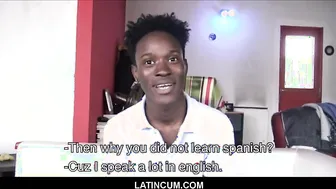 Young Black Amateur Straight Boy With Braces From Jamaica Fucks Gay Latino Filmmaker For Cash POV