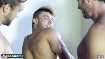 Dean Stuart and Samuel Stone and William Seed and Zack Hunter - The Guys Next Door Part 4 - Jizz Orgy - Trailer preview - Follow and watch William Seed at www.men.com/william