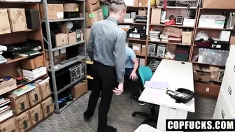 Officer Tony Shore Fucks a Big Butt Thief Michael Boston
