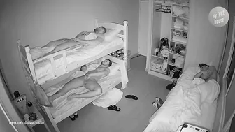 Real hidden camera in bedroom