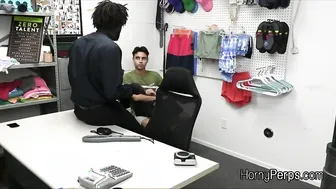 BBC guard barebacks twink thieves at the backoffice