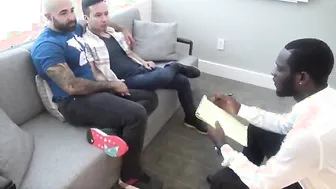 dad, boy and black guy orgy