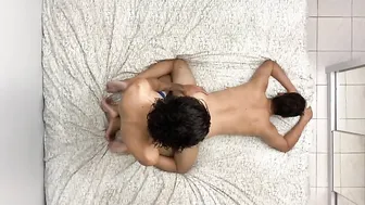 Eating my friend's bitch in his parents' bed