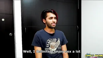 Sexy Paisa Camilo Shows His Self-Fuck During Casting And Cums Inside Himself