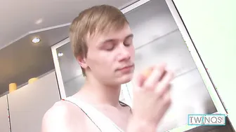 Tall Boy Liam Shoves His Anals Beads In That Tight Asshole!