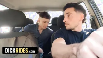 Kinky Passenger Seduces His Taxi Driver And Pounds His Virgin Asshole To His First Ever Anal Orgasm