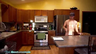 Naked chef cooking Chinese food
