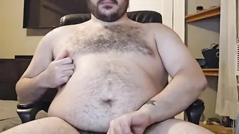 Bear Jerks Off