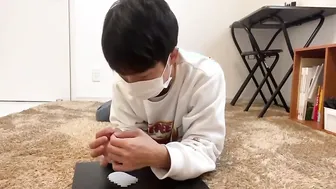 Masturbation With An Erotic Erection And Spread Legs