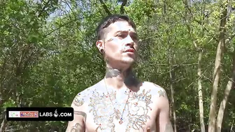 Muscular Guy Ass Drilled Deep Outdoor Purge-Like