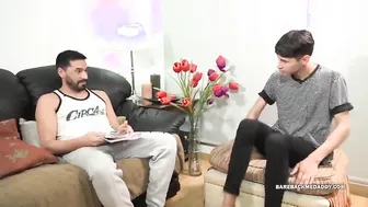 Daddy Mitch Spanks and Fucks Young Dimitri