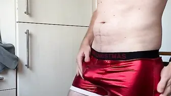 Strip of little dick with cockring on
