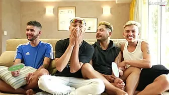 Backstage - Leonan Davis & Kevin Ethan & Lucas Laytynher & Lucas Ferrari- Bareback (Couple Lunchbox)