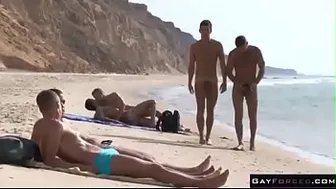 Public Sex Anal Fucking At Beach