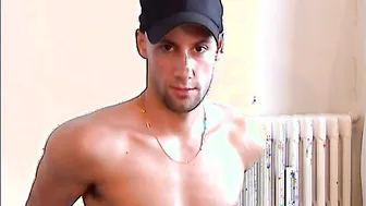 Paul innocent delivery dude gets wanked his huge cock by a guy