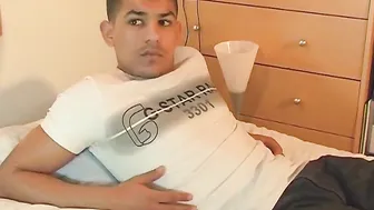 Nader French straight guy serviced in spite of him.
